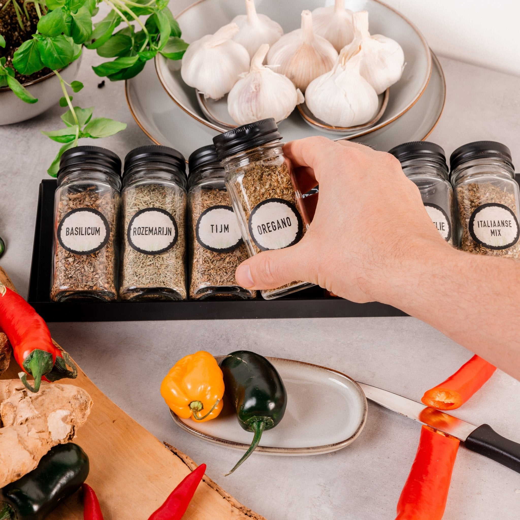 Garlicmaster Kruidentray – Italian Mix - Garlicmaster.nl