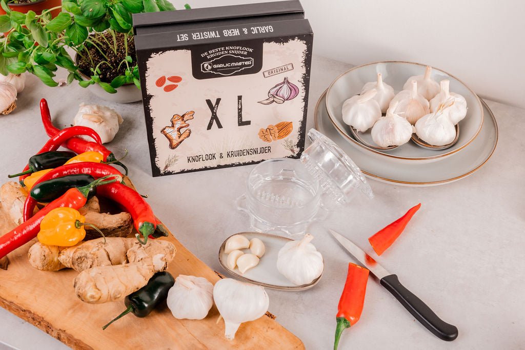 Garlicmaster XL: De Ruime Knoflookpers voor Elke Keuken - Garlicmaster.nl