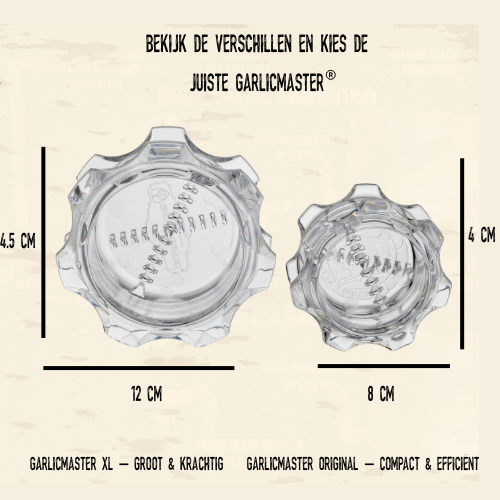Garlicmaster XL: De Ruime Knoflookpers voor Elke Keuken - Garlicmaster.nl
