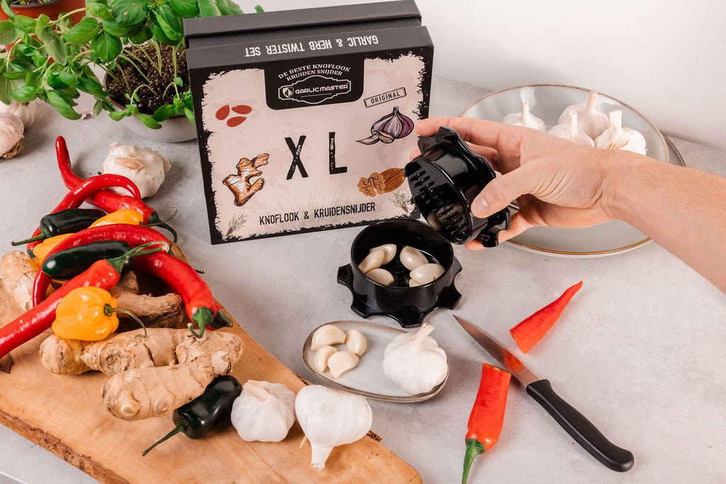 Garlicmaster XL: De Ruime Knoflookpers voor Elke Keuken - Garlicmaster.nl