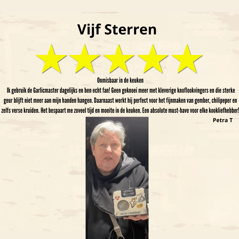 Knoflook & Kruiden Snijder Garlicmaster® - Garlicmaster.nl