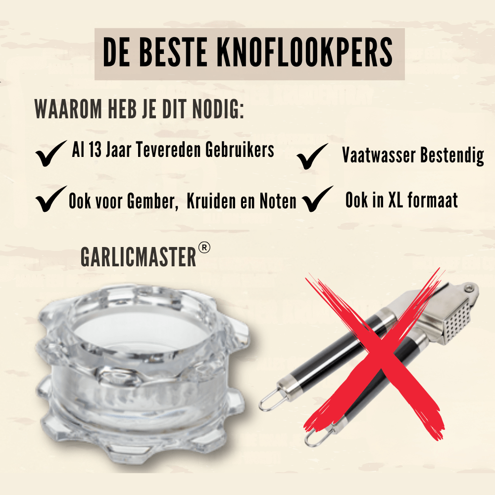 Knoflook & Kruiden Snijder Garlicmaster® - Garlicmaster.nl